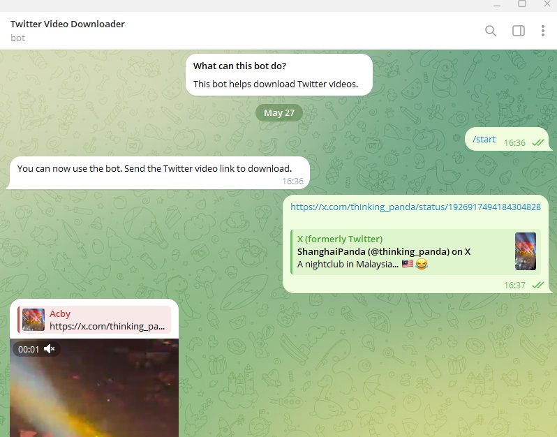 telegram bot下载推特X视频 telegram bot下载推特X视频